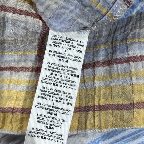 Free People We The Free Waiting on Summer Plaid Flowy Tunic Plaid Stripes Small - Picture 5 of 7